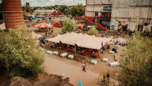 Suikerbrij Festival in Groningen with Qtents Stretchtent
