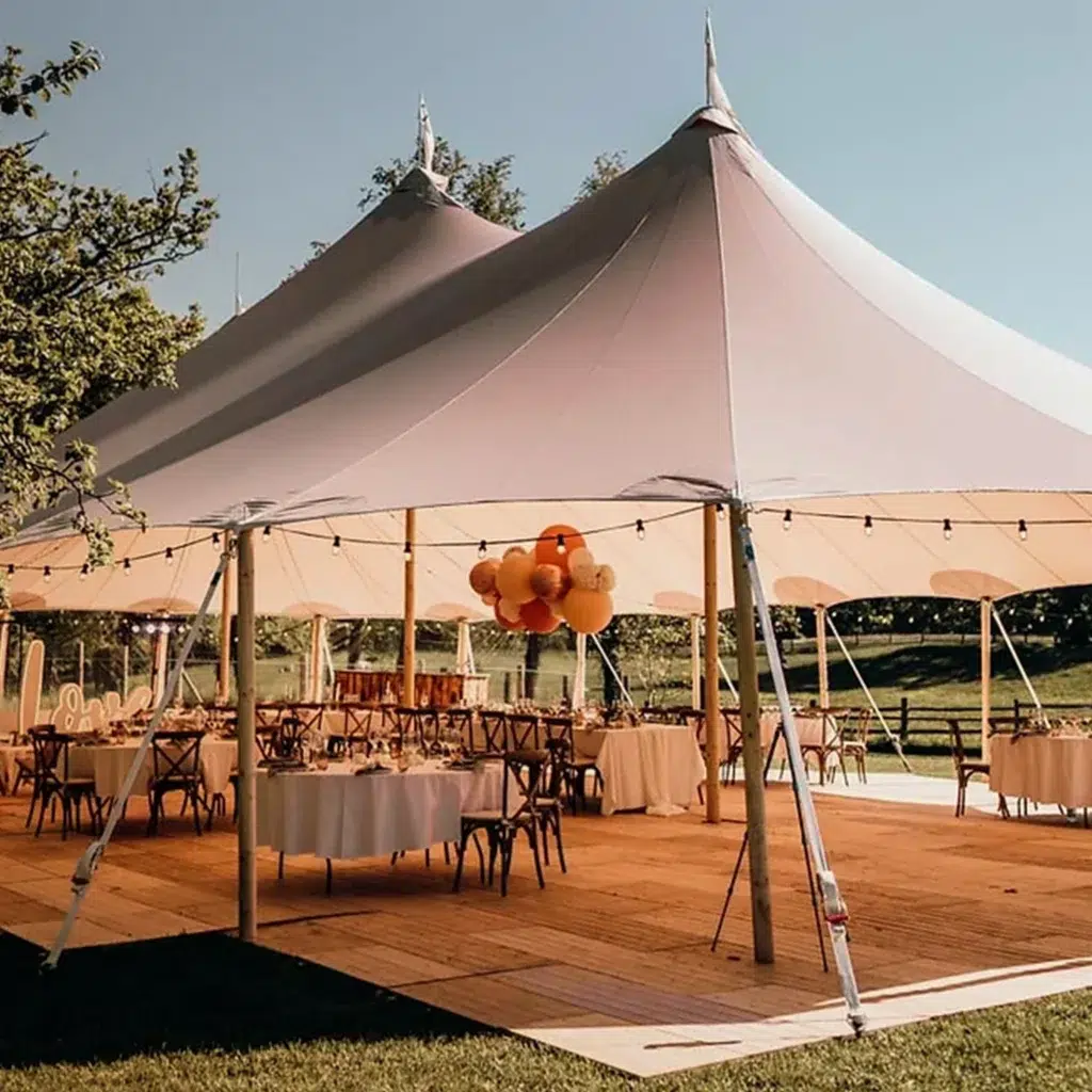 sailcloth tent Qtents wedding event outdoor