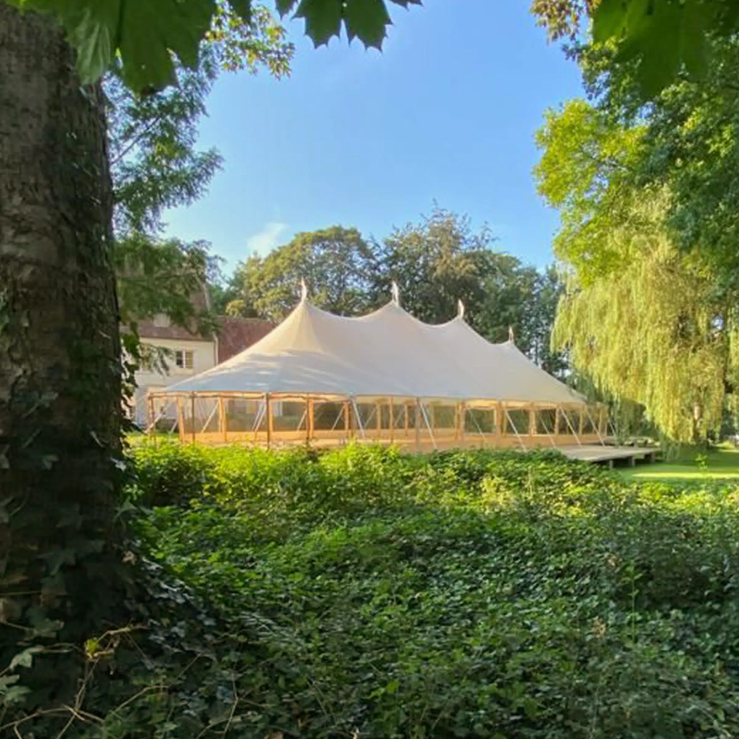 sailcloth tent Qtents wedding event outdoor