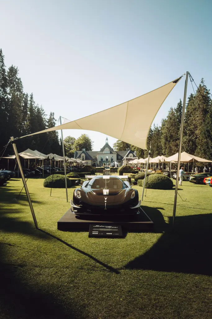 Perfect carport sunshade for porsche on the aurora concours