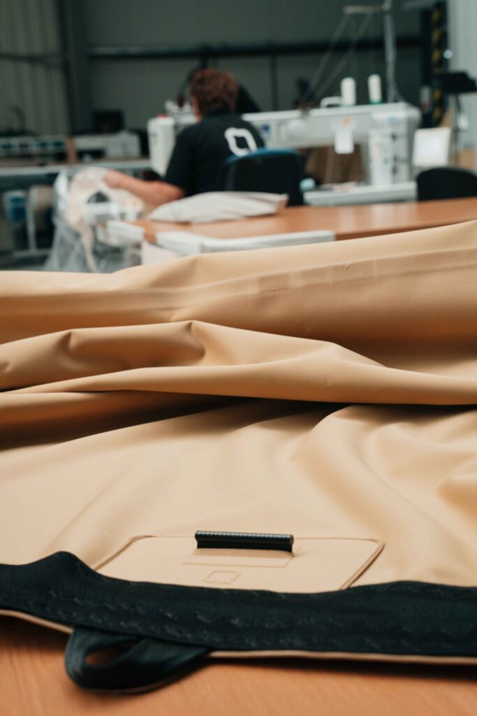 Qtents Stretchtent production in Waalwijk the Netherlands