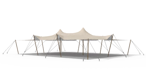 render of a qtents stretch tent 10,5x15