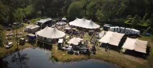 sailcloth tent stretch tent Qtents event