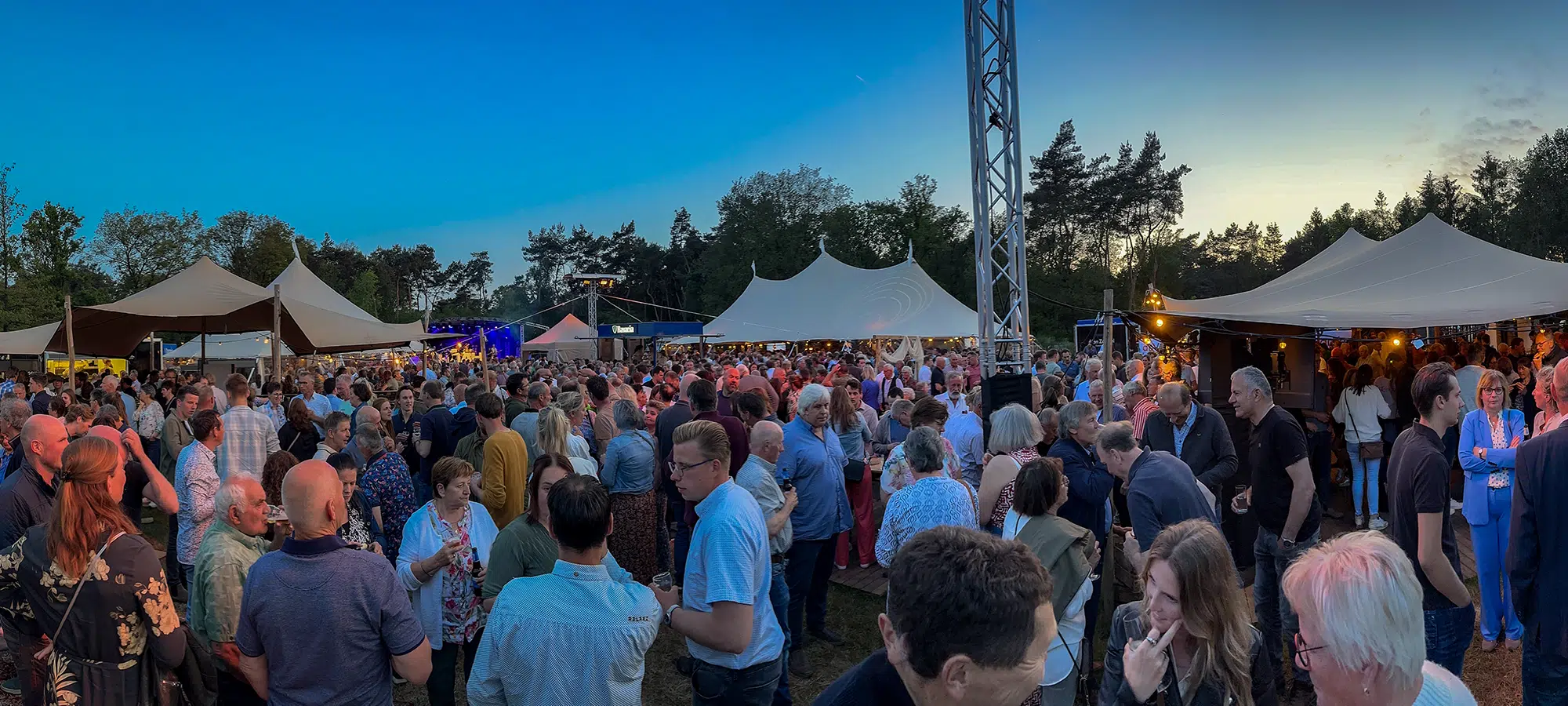 sailcloth tent stretch tent Qtents event