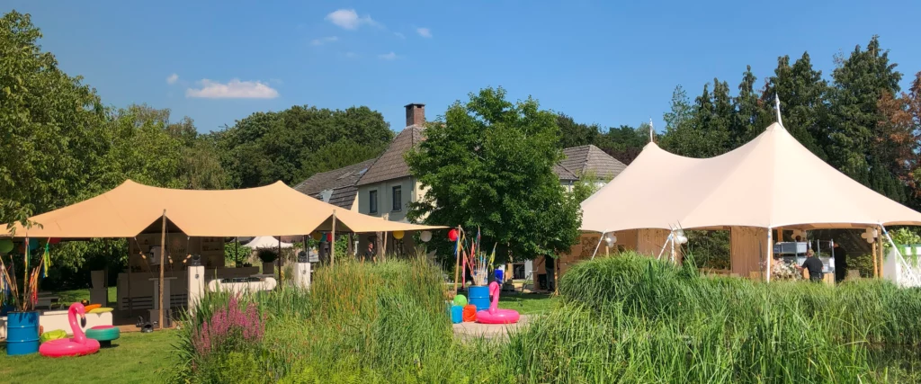 Qtents stretch tent sailcloth tent outdoor event