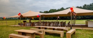 Qtents stretch tent outdoor wedding event